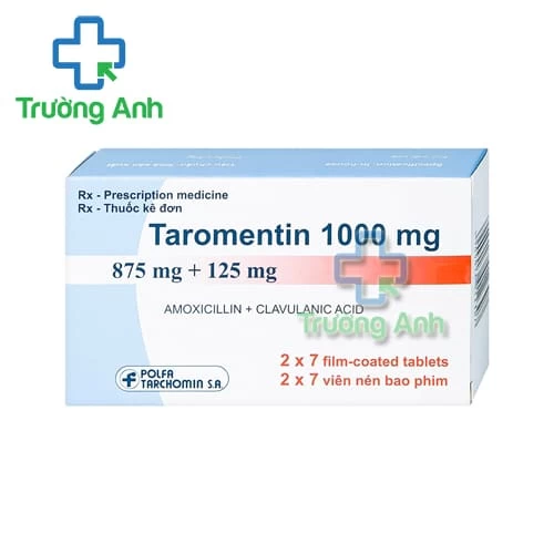 Taromentin 1000mg - Thuốc điều trị nhiễm khuẩn